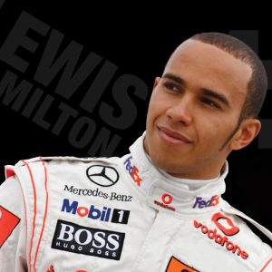 Lewis Hamilton Race Car Driver