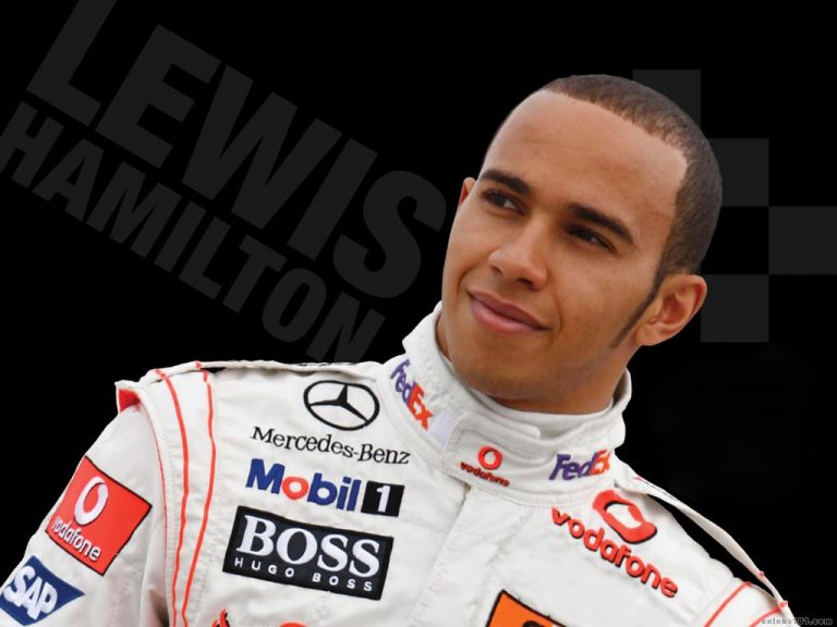 Lewis Hamilton Race Car Driver
